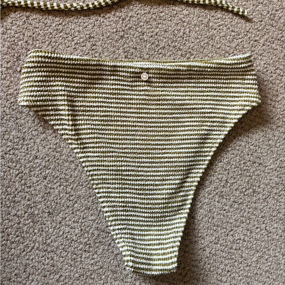 Rhythm High Waist Ribbed Bikini Bottom - Picture 8 of 9
